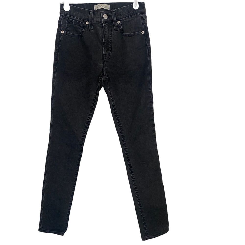 Madewell Black 9" High Rise‎ Skinny Sz 25